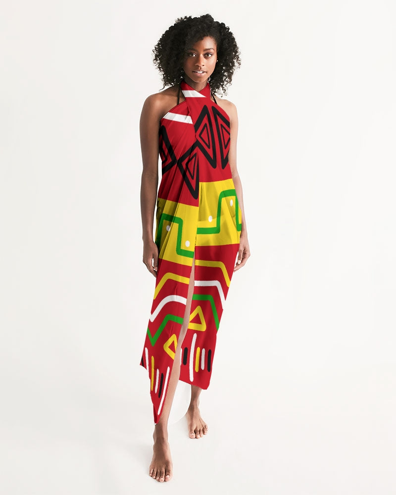 Triangle Guyanese Swag Swimsuit Swim Cover Up