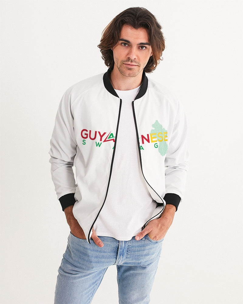 Guyanese Swag Guyana Map Men's Bomber Jacket