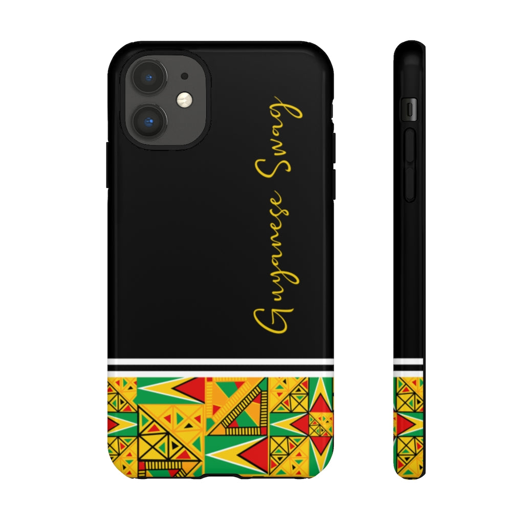 Guyanese Swag Guyana Tribal Print Tough Phone Case.