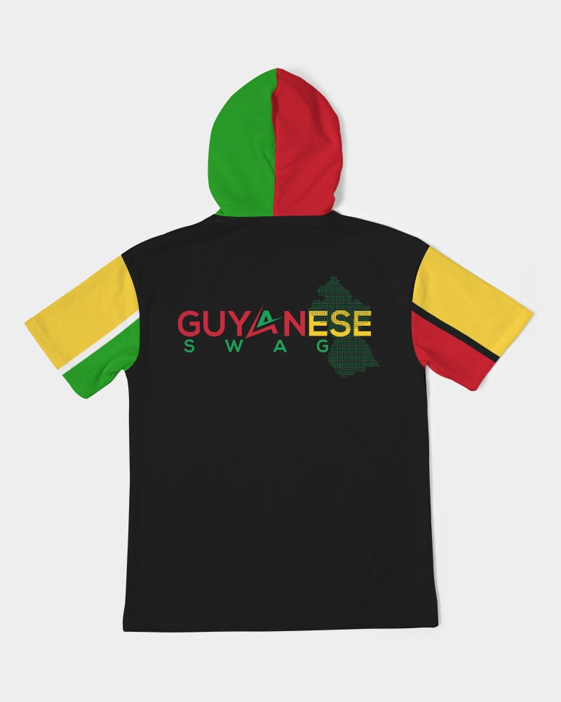 592 Guyanese Swag Men's Premium Heavyweight Short Sleeve Hoodie