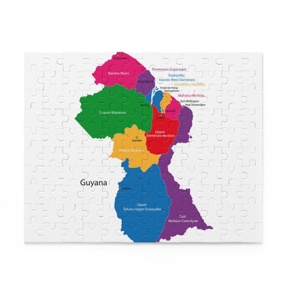 Guyana Map Puzzle (120, 252, 500-Piece)