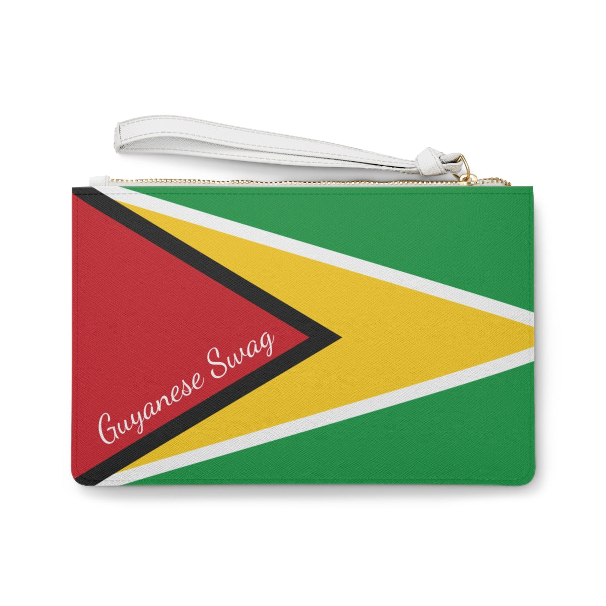 Guyanese Swag Guyana Flag Clutch Bag.