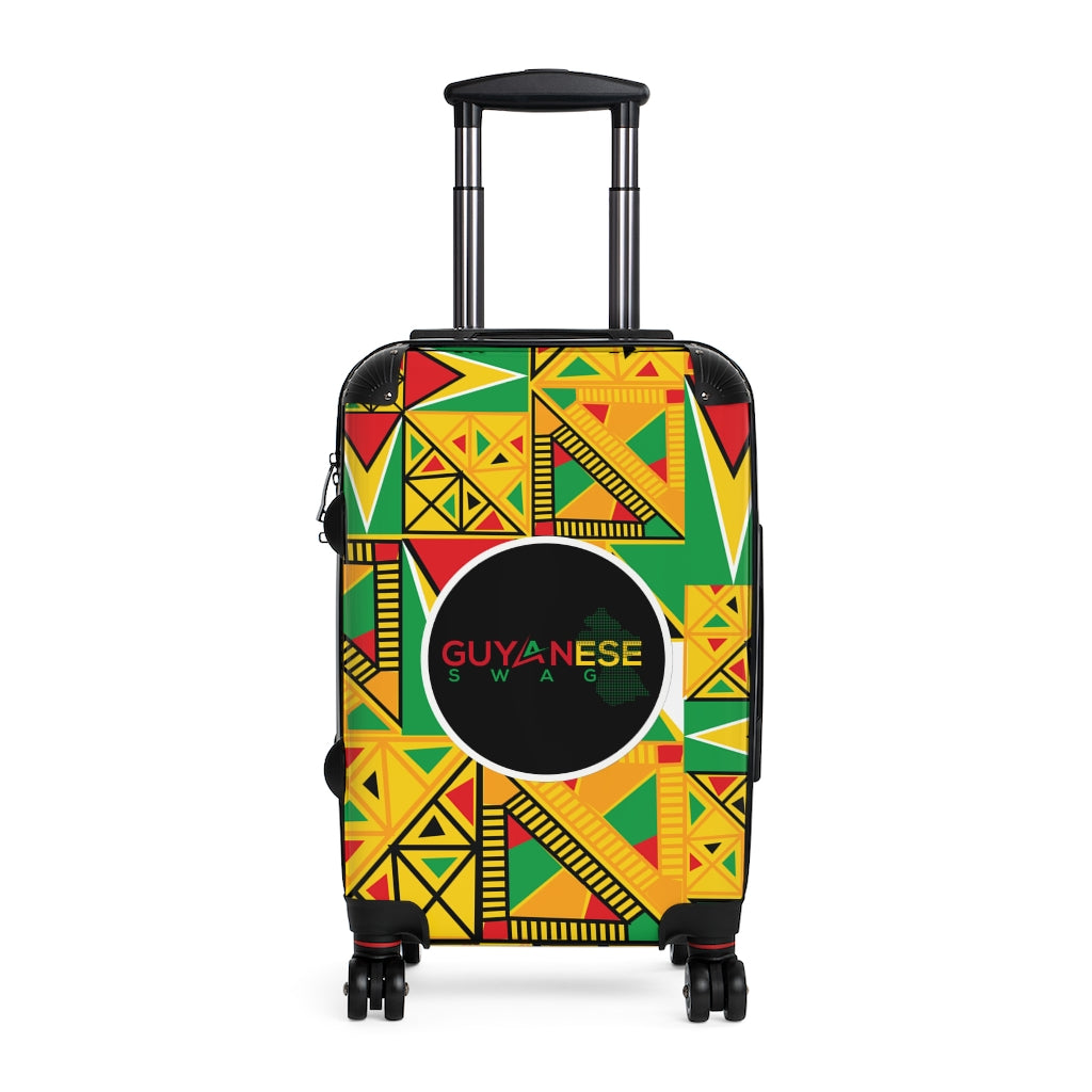 Guyanese Swag™ Tribal Print Cabin Suitcase.