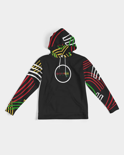 Guyanese Swag Ice Gold Green Men's Hoodie.