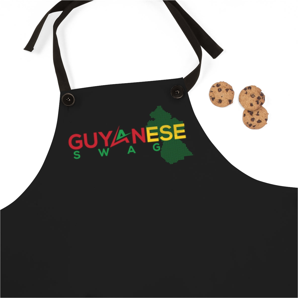 Official Guyanese Swag Guyana Map Apron.