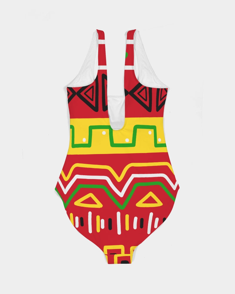 Triangle Guyanese Swag Women's One-Piece Swimsuit