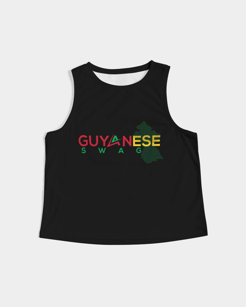Guyanese Swag Guyana Map Women's Cropped Tank