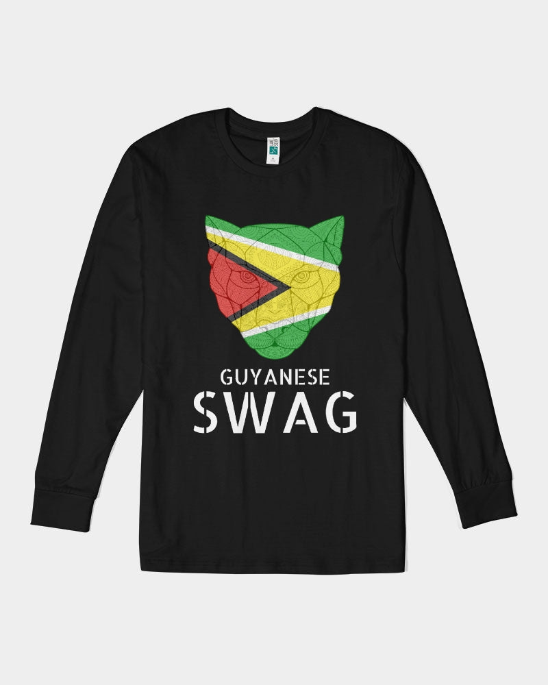 Guyanese Swag Panther Unisex Long Sleeve Tee | Lane Seven.