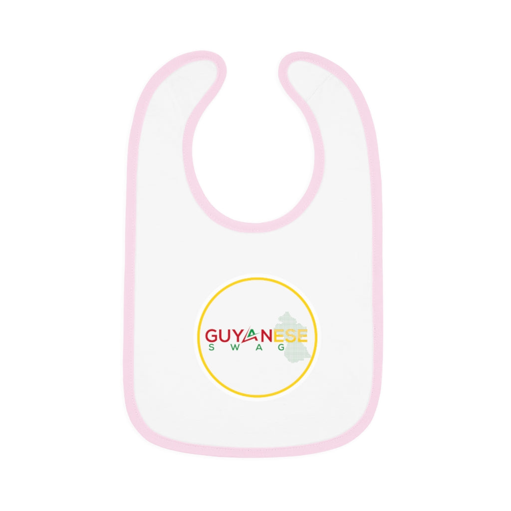 Official Guyanese Swag Baby Contrast Trim Jersey Bib.