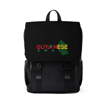 Guyanese Swag Guyana Map Casual Shoulder Backpack.