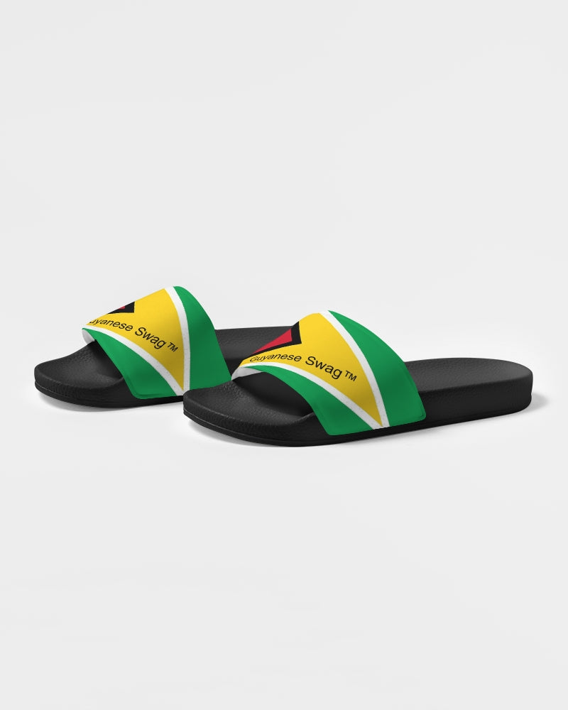 Guyanese Flag Women's Slide Sandal.