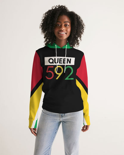 592 Queen Guyanese Swag Long Sleeve Women's Hoodie