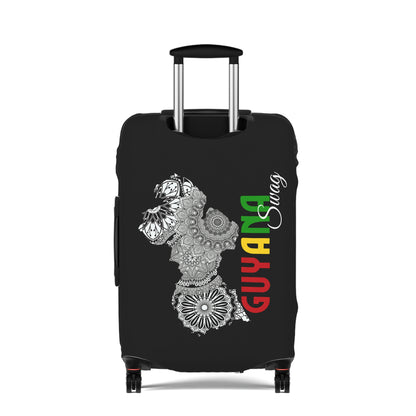 Guyana Map Luggage Cover.