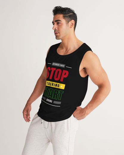 Guyanese Swag™ Stop Talking And Start Doing Men's Sports Tank
