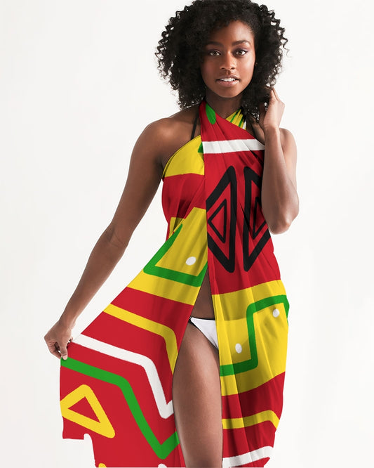 Triangle Guyanese Swag Swimsuit Swim Cover Up