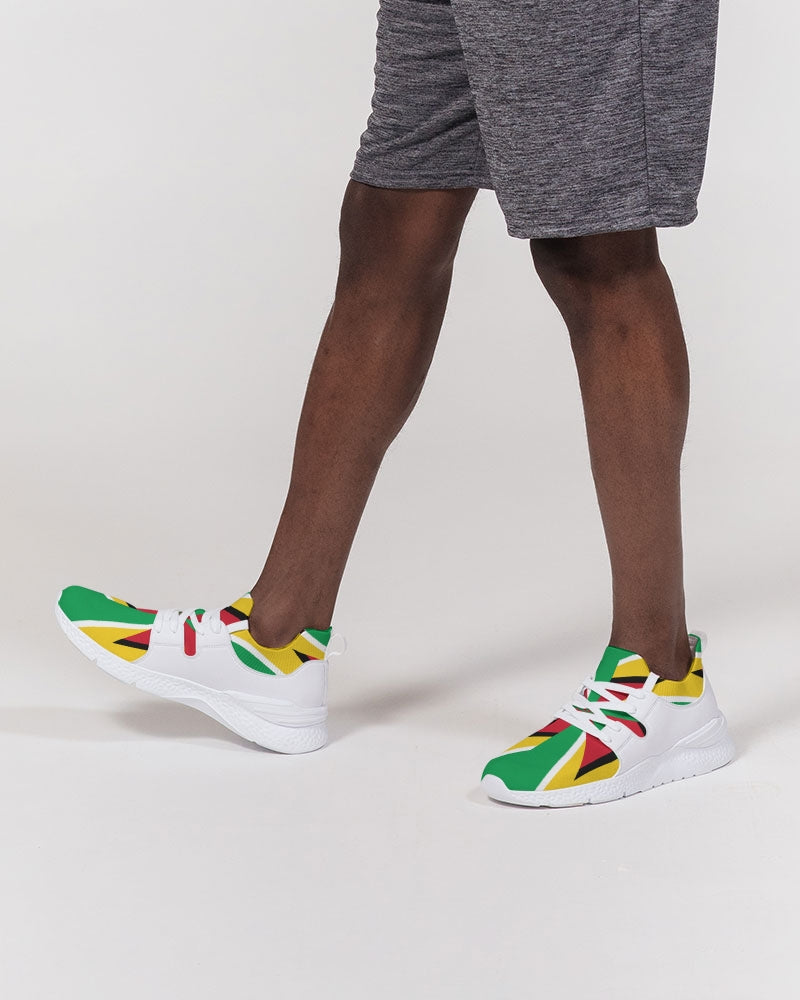 Guyanese Swag Flag Men's Two-Tone Sneaker