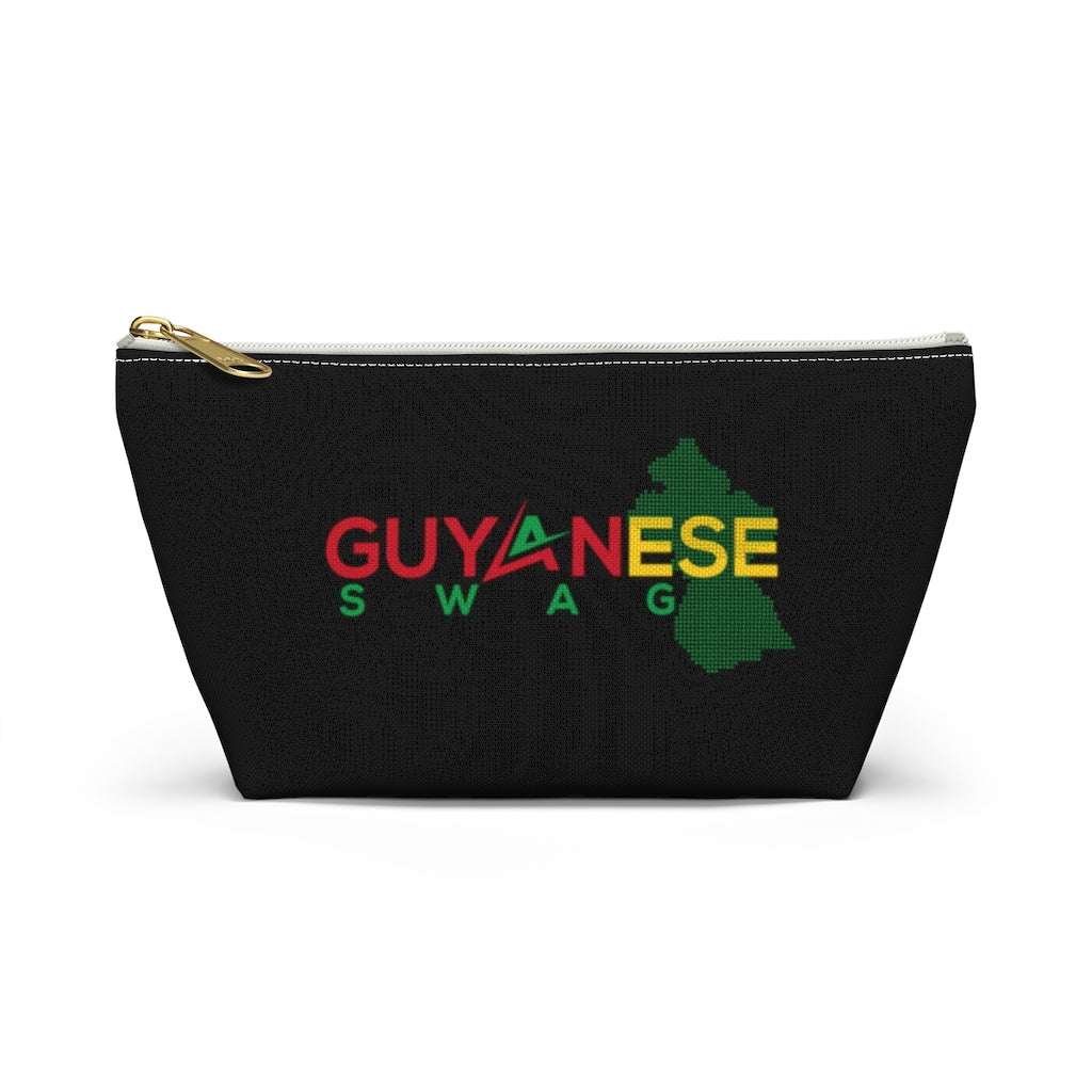 Guyanese Swag Guyana Map Accessory Pouch w T-bottom