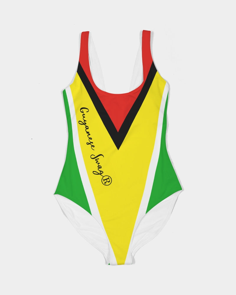 Guyanese Flag Women's One-Piece Swimsuit