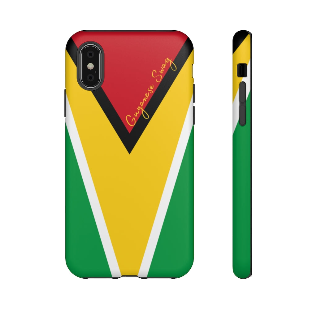 Guyanese Swag Guyana Flag Phone Tough Case.