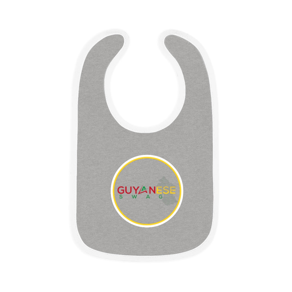 Official Guyanese Swag Baby Contrast Trim Jersey Bib.