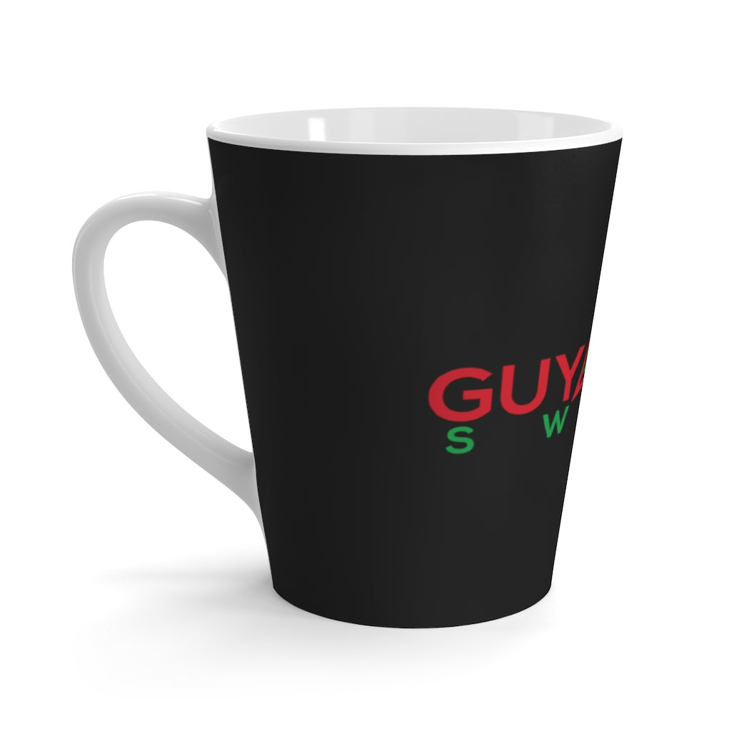 Guyanese Swag Guyana Map Latte Mug.