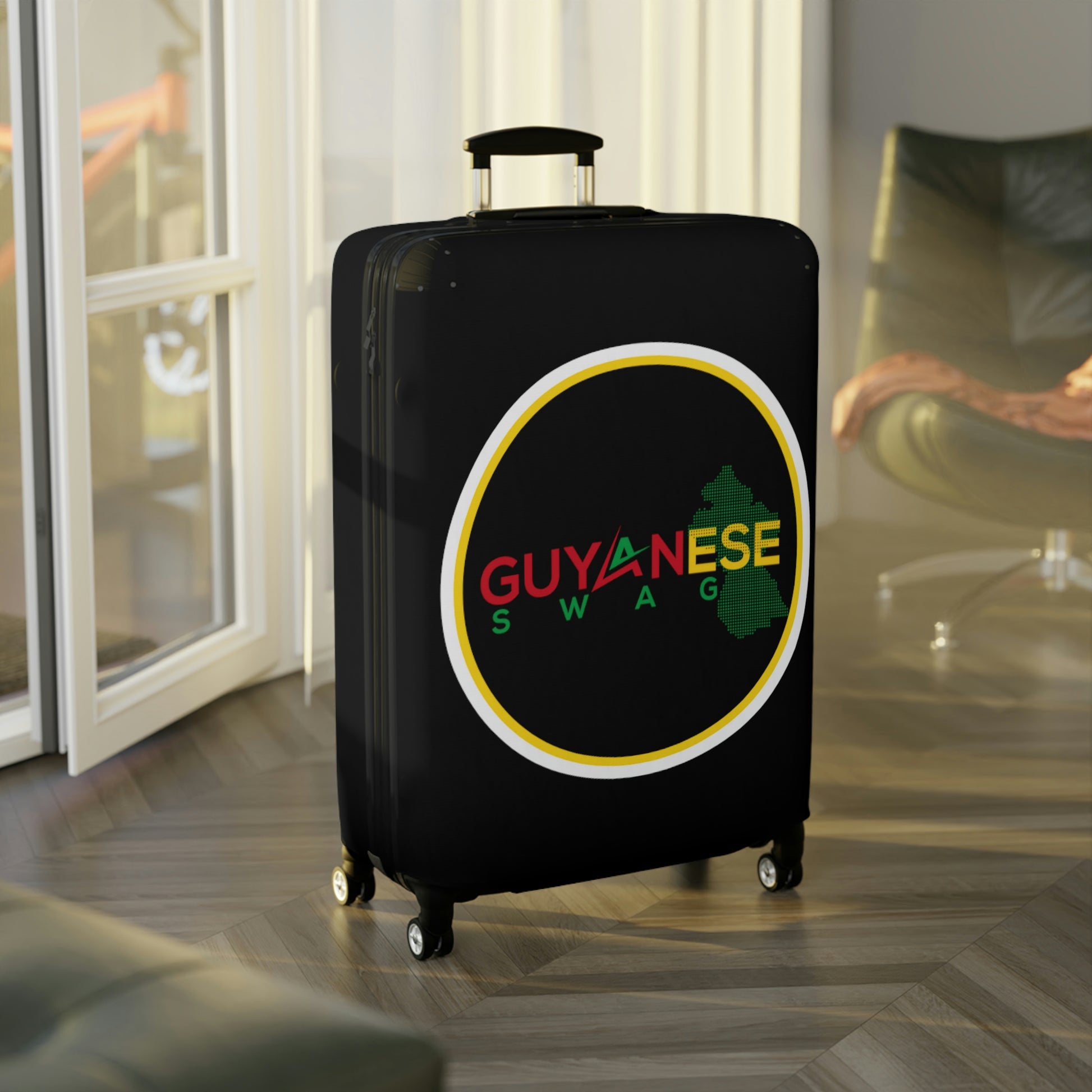 Guyanese Swag Luggage Cover.