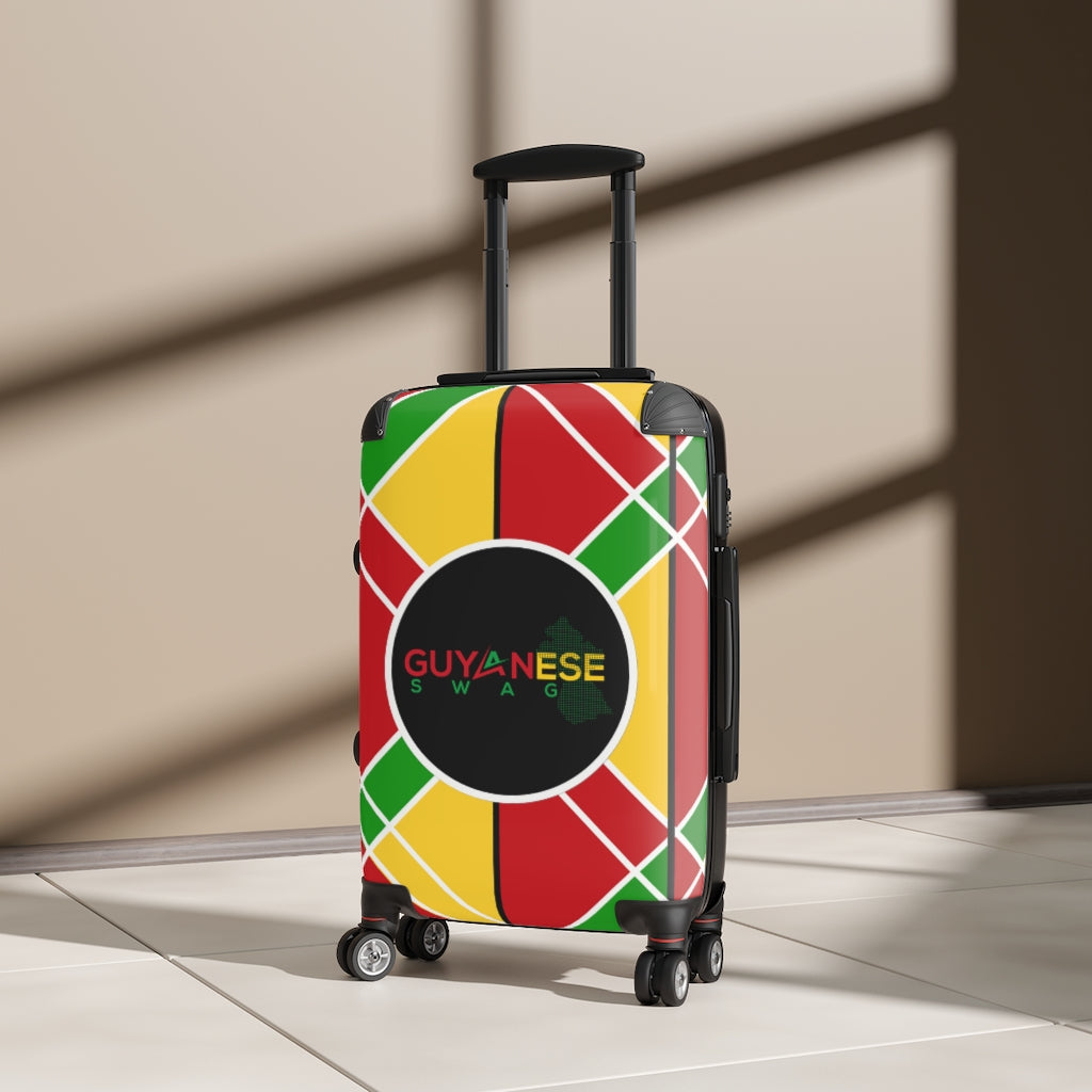Guyanese Swag™ Plaid Cabin Suitcase.