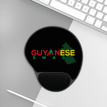 Guyana FlagMouse Pad With Wrist Rest