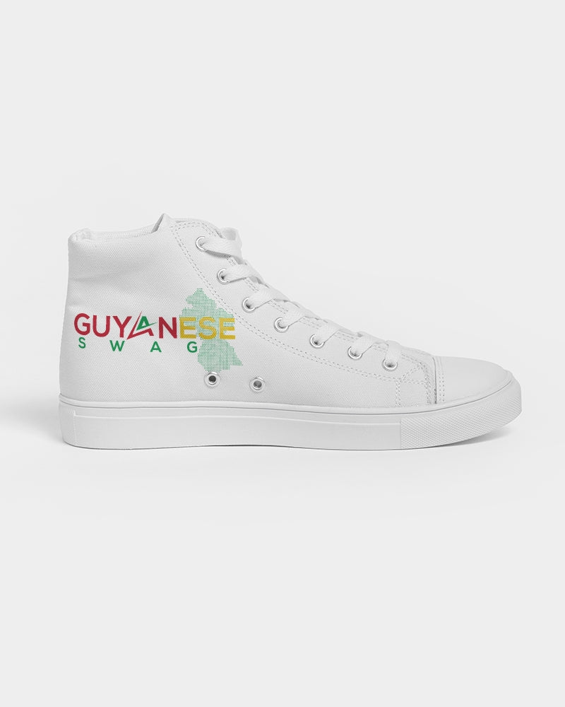 Guyanese Swag Guyana Map Women's Hightop Canvas Sneakers