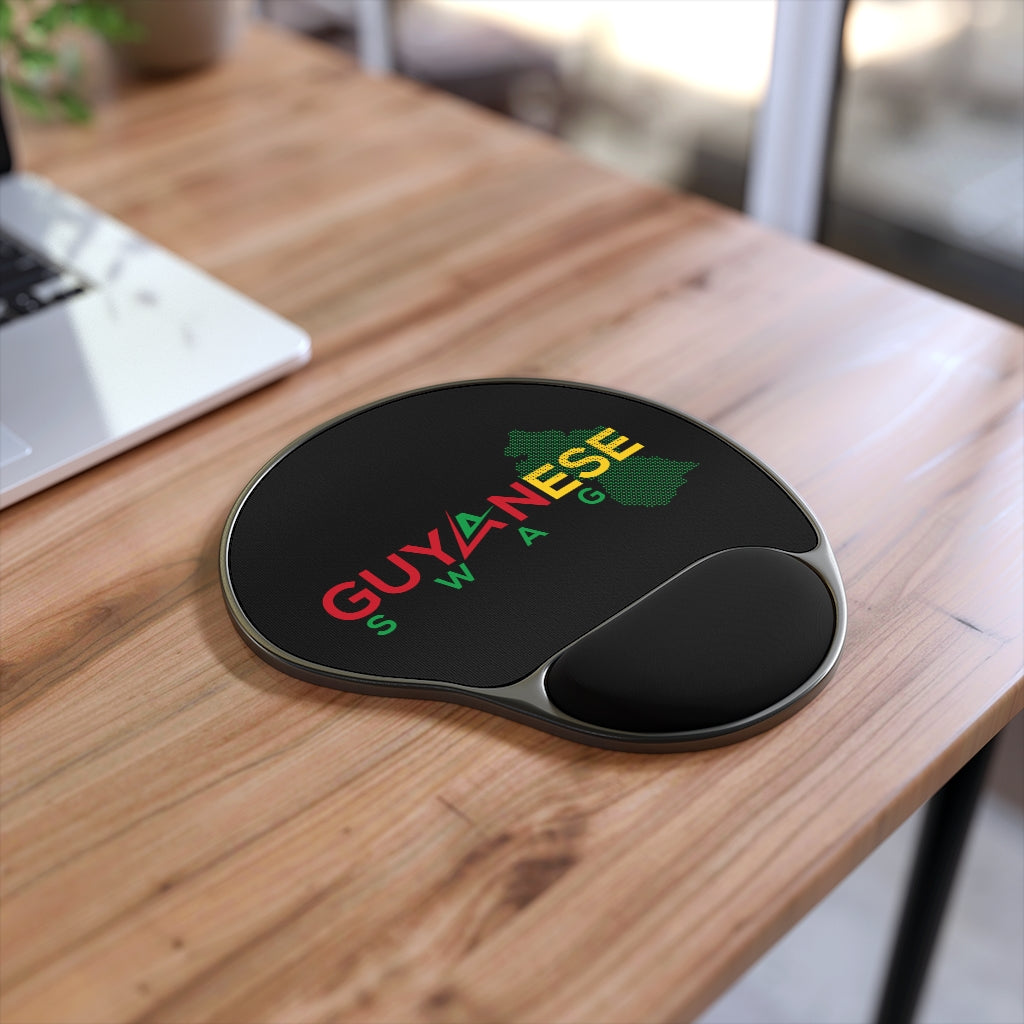 Guyana FlagMouse Pad With Wrist Rest
