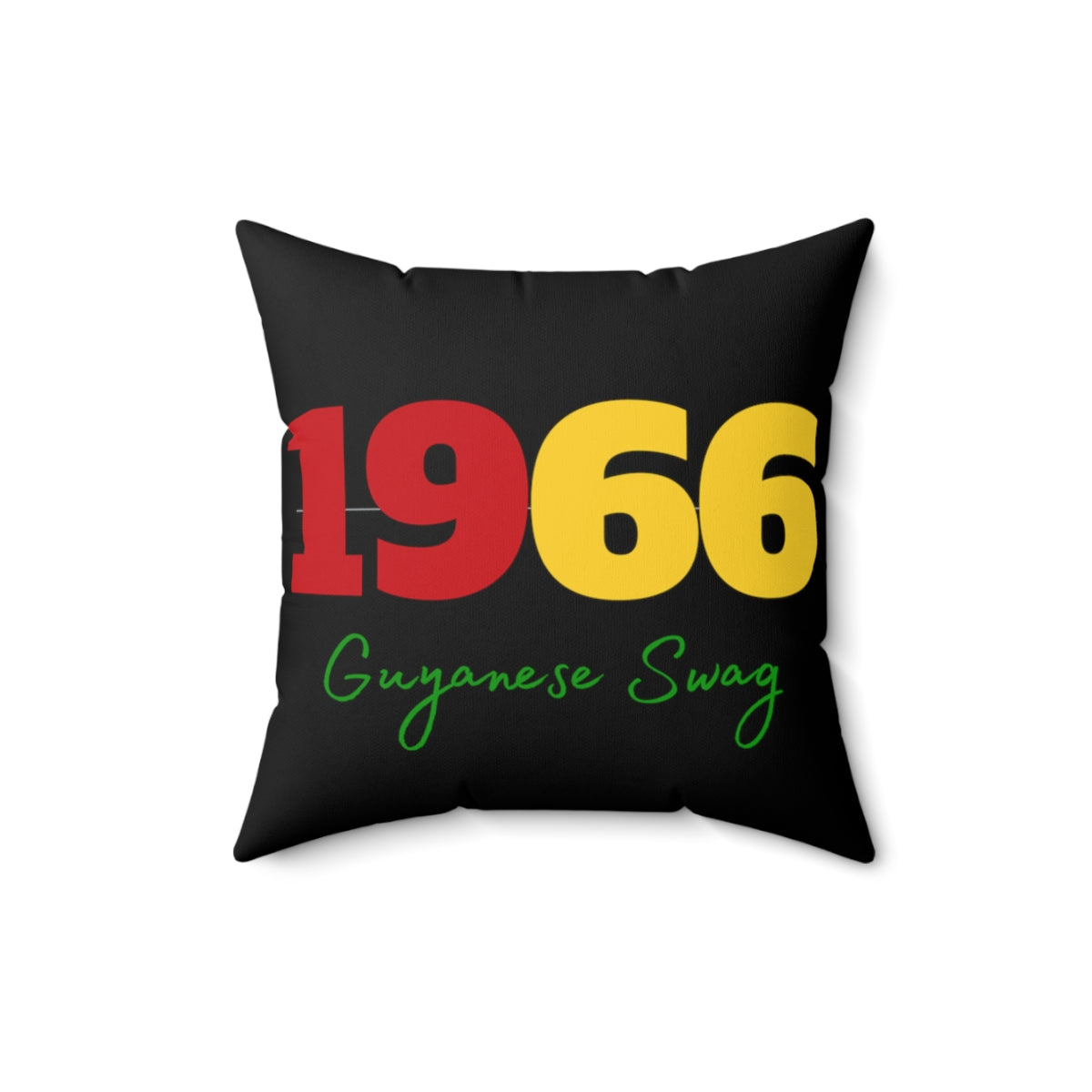 1966 Guyana Independence Day Spun Polyester Square Pillow