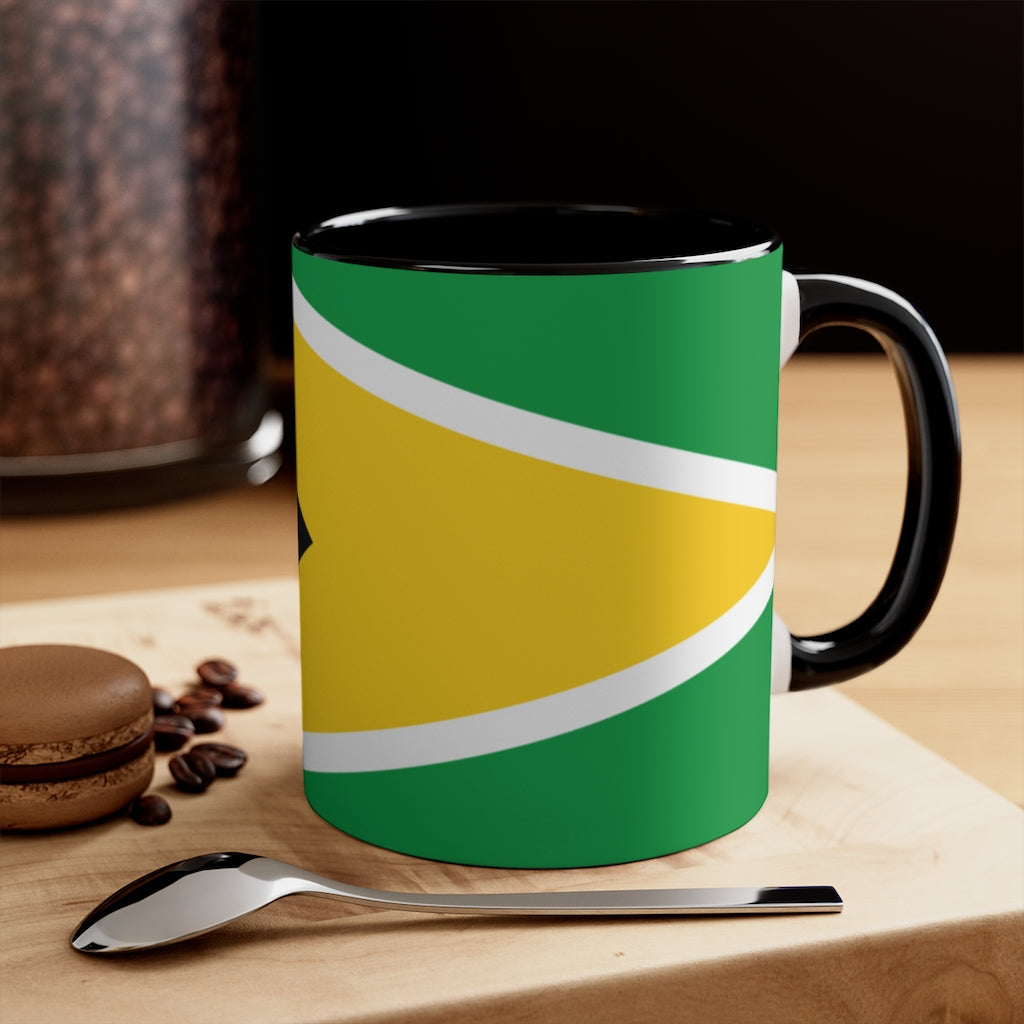Guyana Flag Coffee Mug, 11oz.