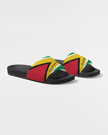 Guyana Flag Men's Slide Sandal.