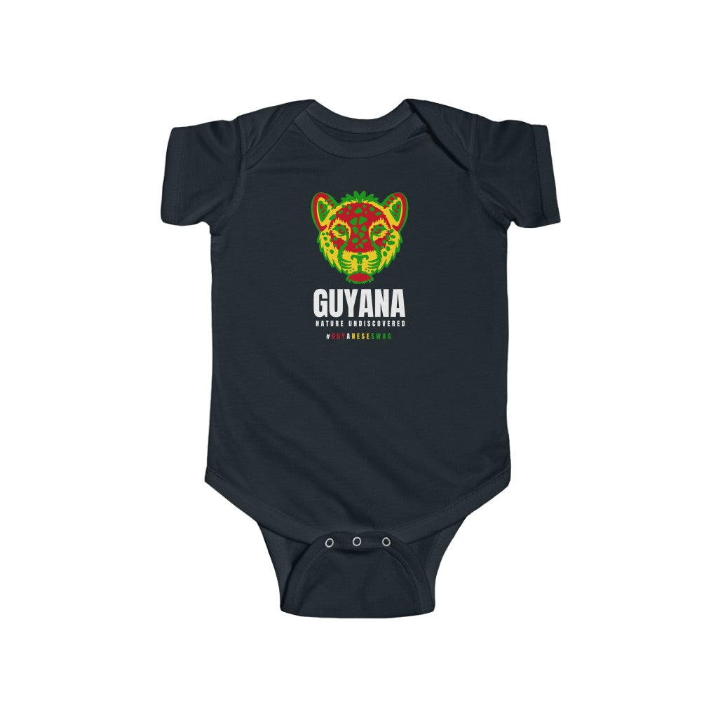 Guyana Jaguar Infant Fine Jersey Bodysuit.