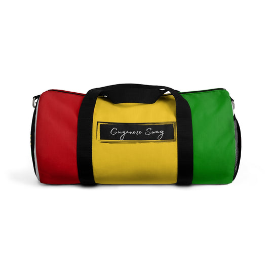 Guyanese Swag Ice Gold Green Duffel Bag