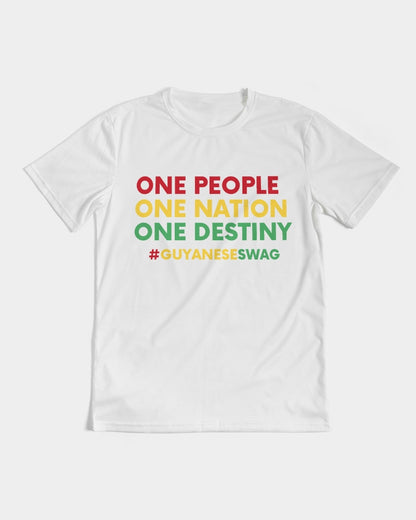 Guyanese Moto "One People One Nation One Destiny" Men's Tee