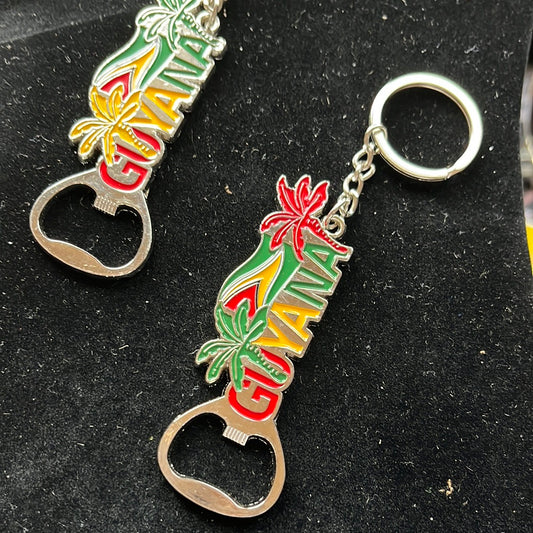 Guyana Palm Tree Key Chain