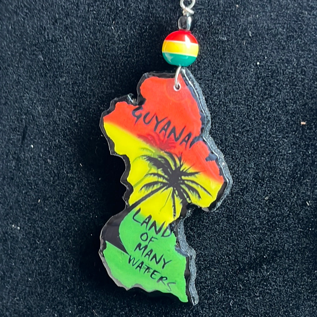 Guyana Land of Many Waters Earrings.