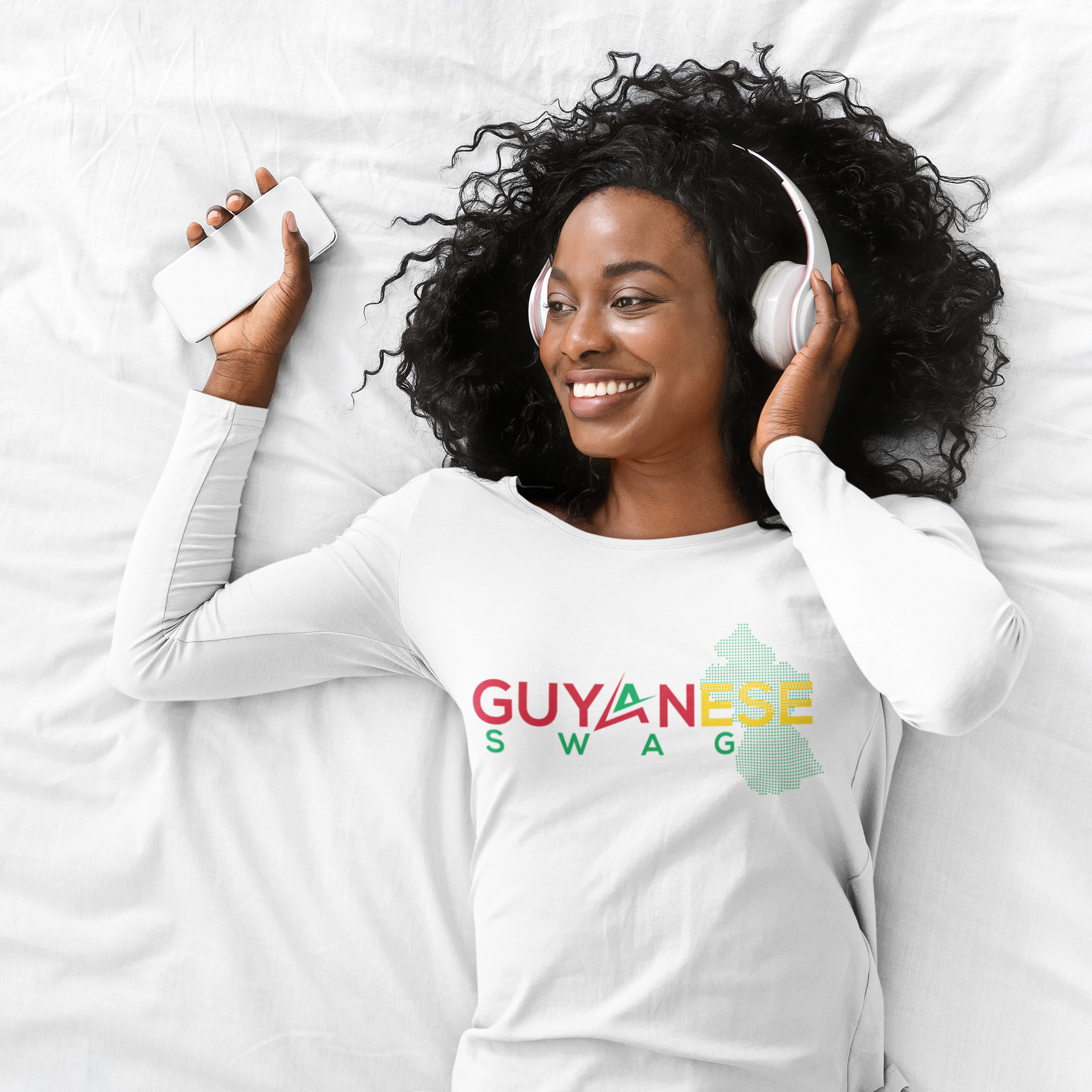 Guyanese Swag Guyana Map Women's Sweatshirt