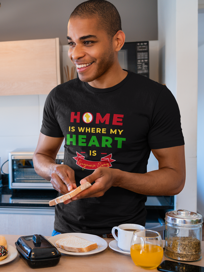 Guyanese Swag Home Is Where My Heart Is Men's Tee